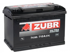 Аккумулятор Zubr Ultra (74 Ah) L+
